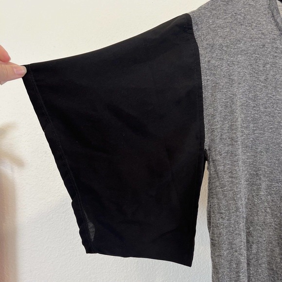 MM6 Maison Margiela Womens Gray Black Short Sleeve Top Size M - Picture 5 of 9